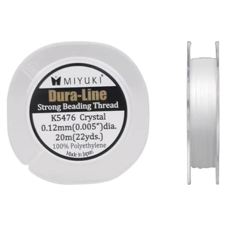 Miyuki Dura-Line Strong Beading Thread เอ็นร้อยลูกปัด สำหรับทำสร้อย ข้อมือ (ไม่ยืด) Made in japan