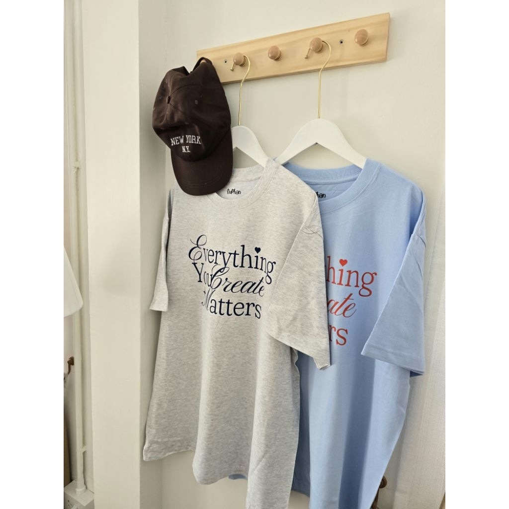 chicchi.cshop | เสื้อยืดoversize Matters ผ้าอยู่ทรง พร้อมส่ง