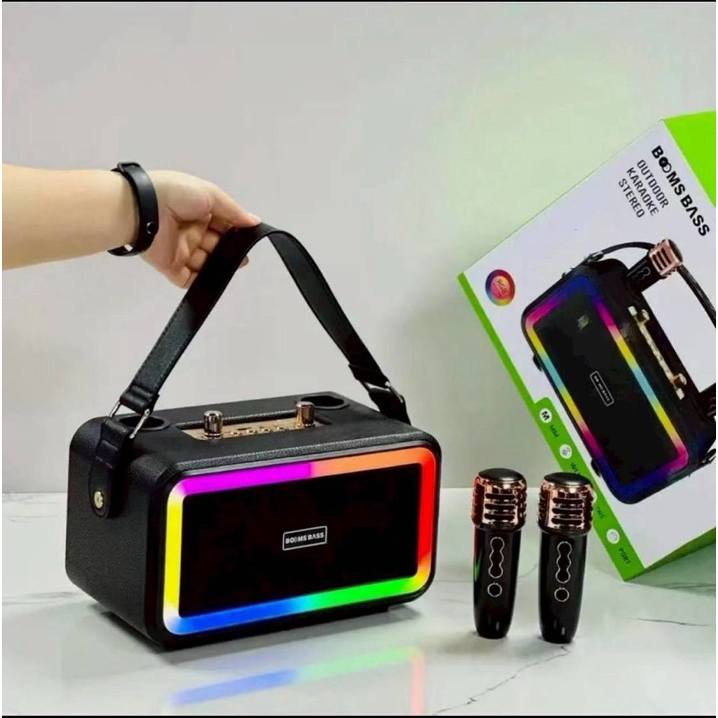 ลำโพงบลูทูธพร้อมไมค์ไร้สาย BOOMS BASS | Outdoor Karaoke Stereo