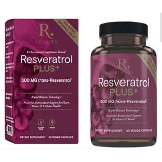 Reserveage Nutrition Resveratrol Plus 500mg , 1000mg  30 Cap…