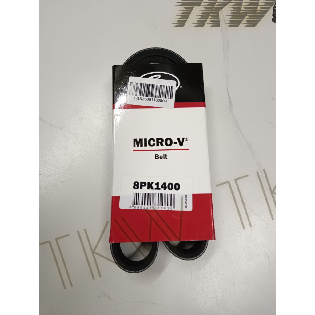 8PK1400 สายพานหน้าเครื่องสำหรับ 8 ร่อง ยี่ห้อ Gates