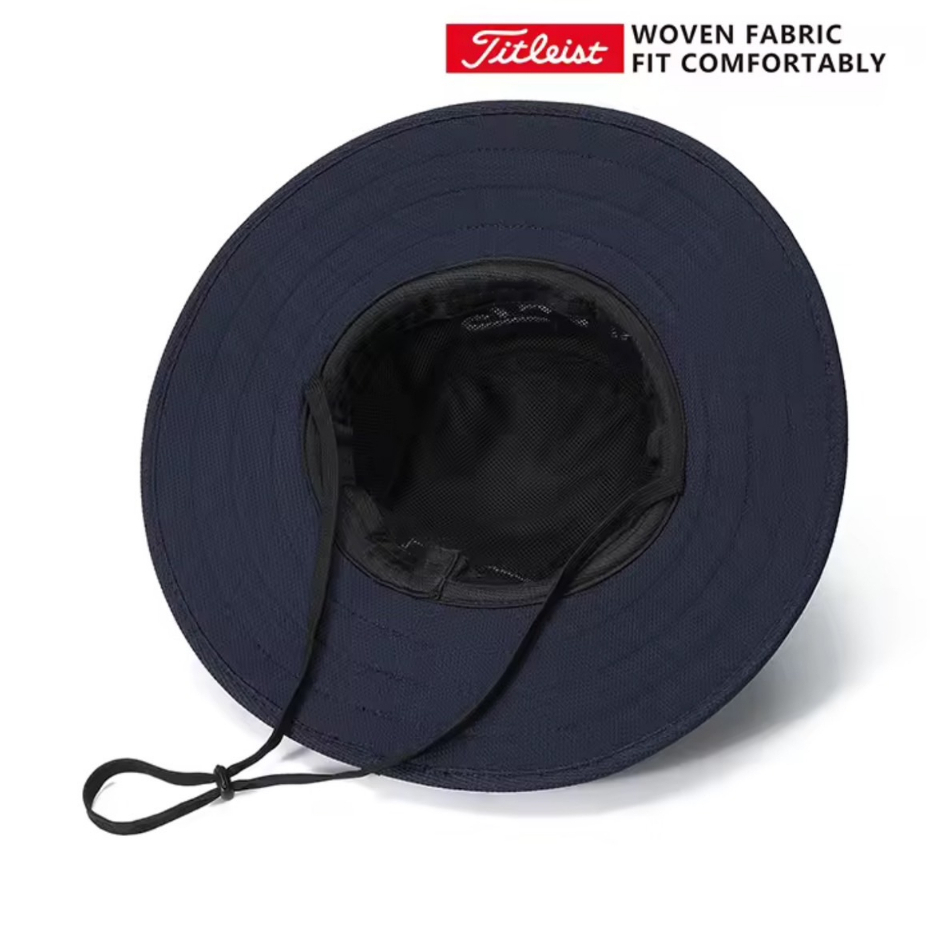 หมวกกอล์ฟ ปีกกว้าง Titleist ProV1 Golf hat Woven Fabric Fit Comfortably 22 inches Aussie model Soft ราคา ถูกที่สุด ดีลบีเคเค แกลเลอรีภาพที่ 2