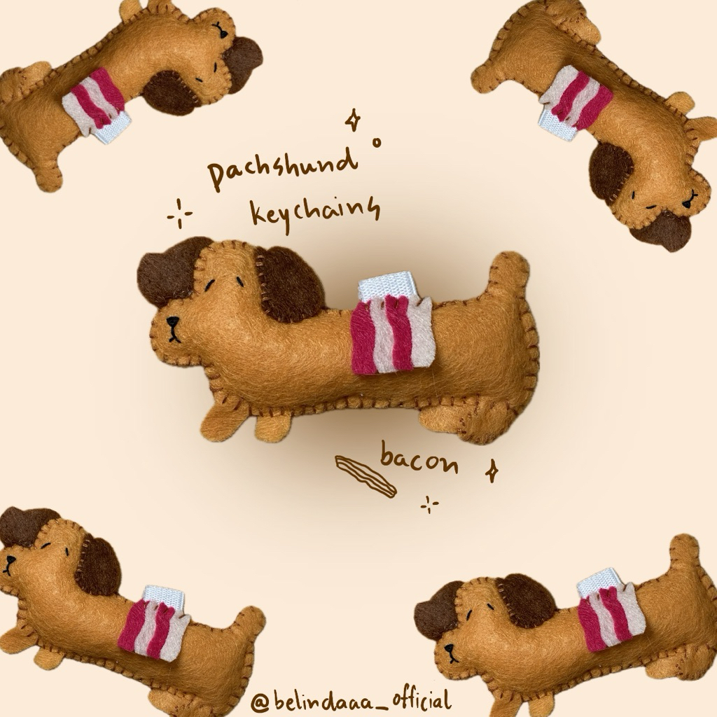 ᴋᴇʏᴄʜᴀɪɴꜱ ˚ ༘ ꊞ dachshund bacon🥓