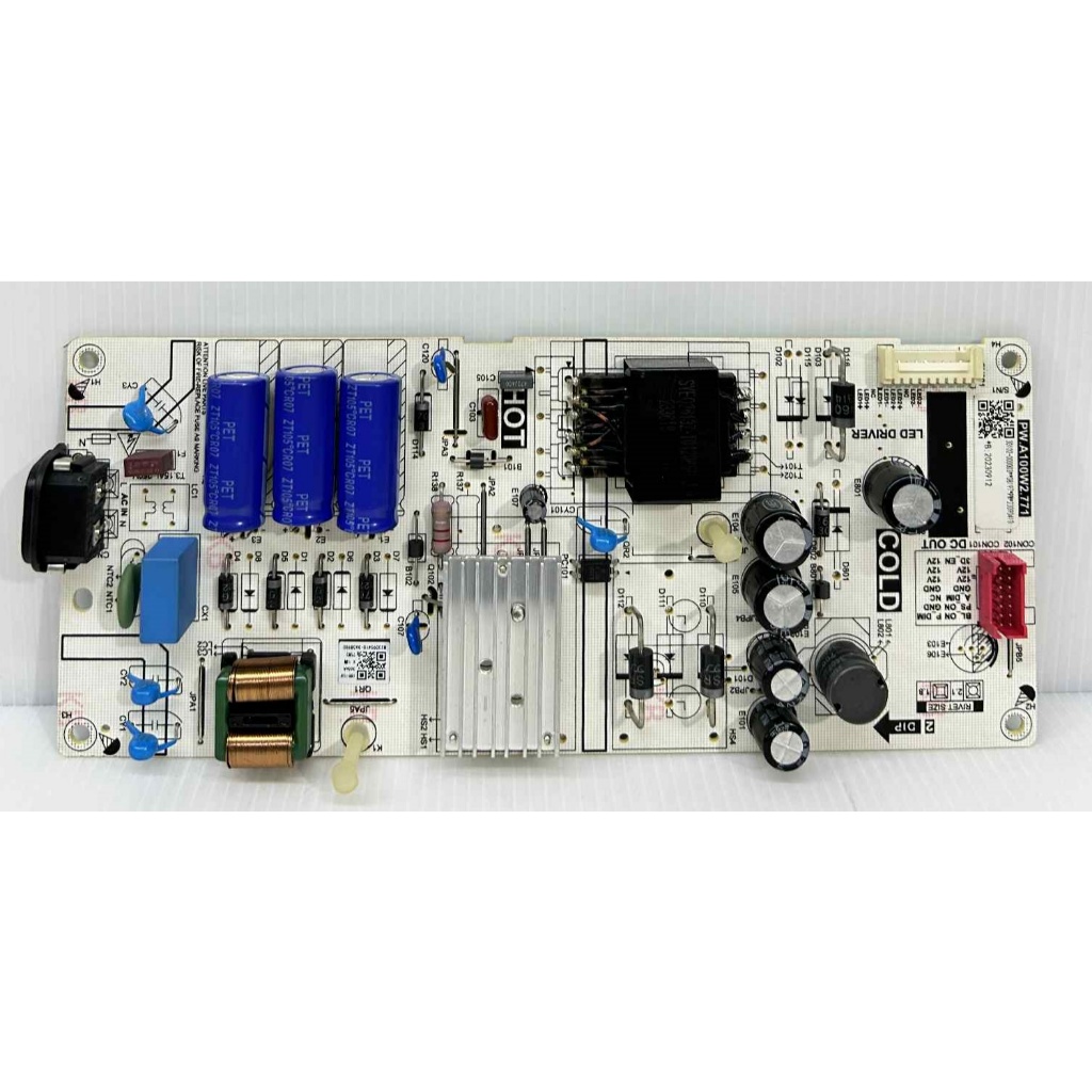 ซัพพลาย TCL รุ่น 43P635 / 43T635 / 43P736 / 43P637 พาร์ท PW.A100W2.771 ของแท้ถอด มือ2 เทสไห้แล้ว