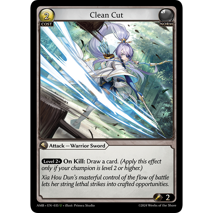 (EN-035U) Grand Archive TCG – Clean Cut การ์ดเกมส์แกรนด์อาร์ไคฟ์