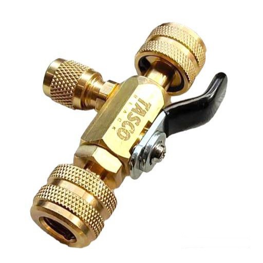 TASCO BLACK สามทางพร้อมบอลวาล์ว Connector With Ball Valve 1/4" รุ่น TB635