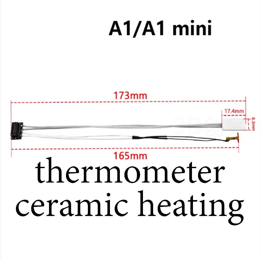 FOR BAMBULAB   เซรามิกความร้อน ceramic heating  thermistor temperature เทอร์มิสเตอร์วัดอุณหภูมิ - รูปที่ 5