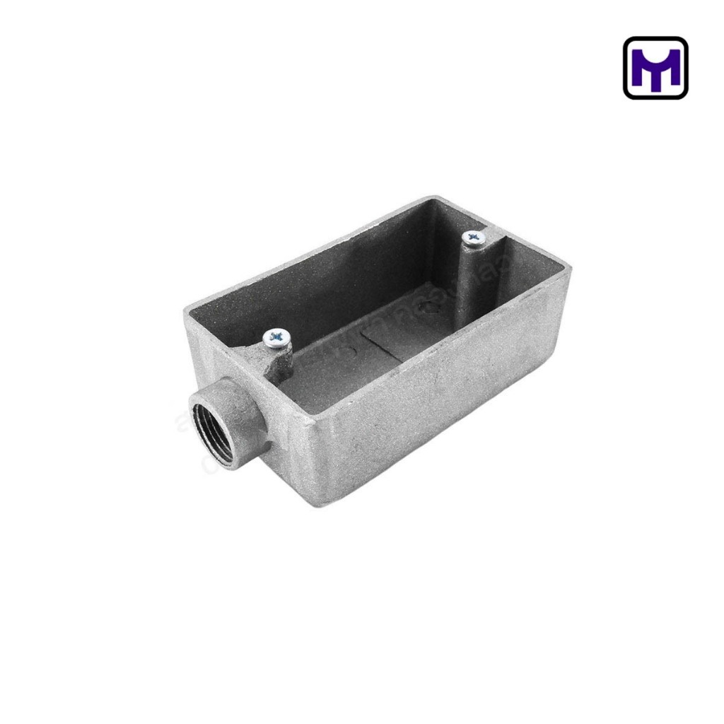 FS Box 2x4" 1 ทาง 1/2",3/4",1"+ 4x4'' 1ทาง 1/2",3/4",1"