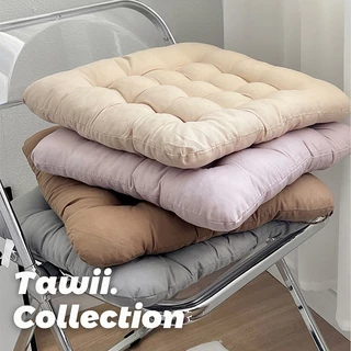 Tawii. เบาะรองนั่ง 40x40CM หมอนอิง เบาะ หนานุ่มนั่งสบาย หมอนรองนั่ง ใช้พิงหลังได้