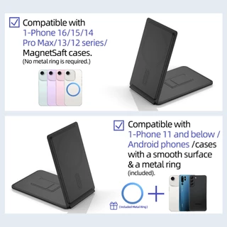 GOOJODOQ Phone Holder BD3010 ขาตั้งโทรศัพท์มือถือ ดูดแม่เหล็ก พับได้ ปรับมุมได้ หนัง ที่ตั้งโทรศัพท์