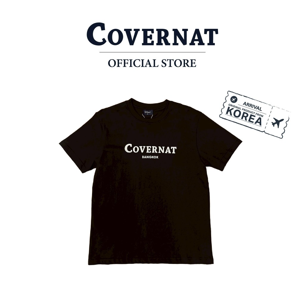 COVERNAT เสื้อยืด รุ่น Bangkok Limited Edition Short Sleeve Black (70011SBKSSU_U5BKXX)