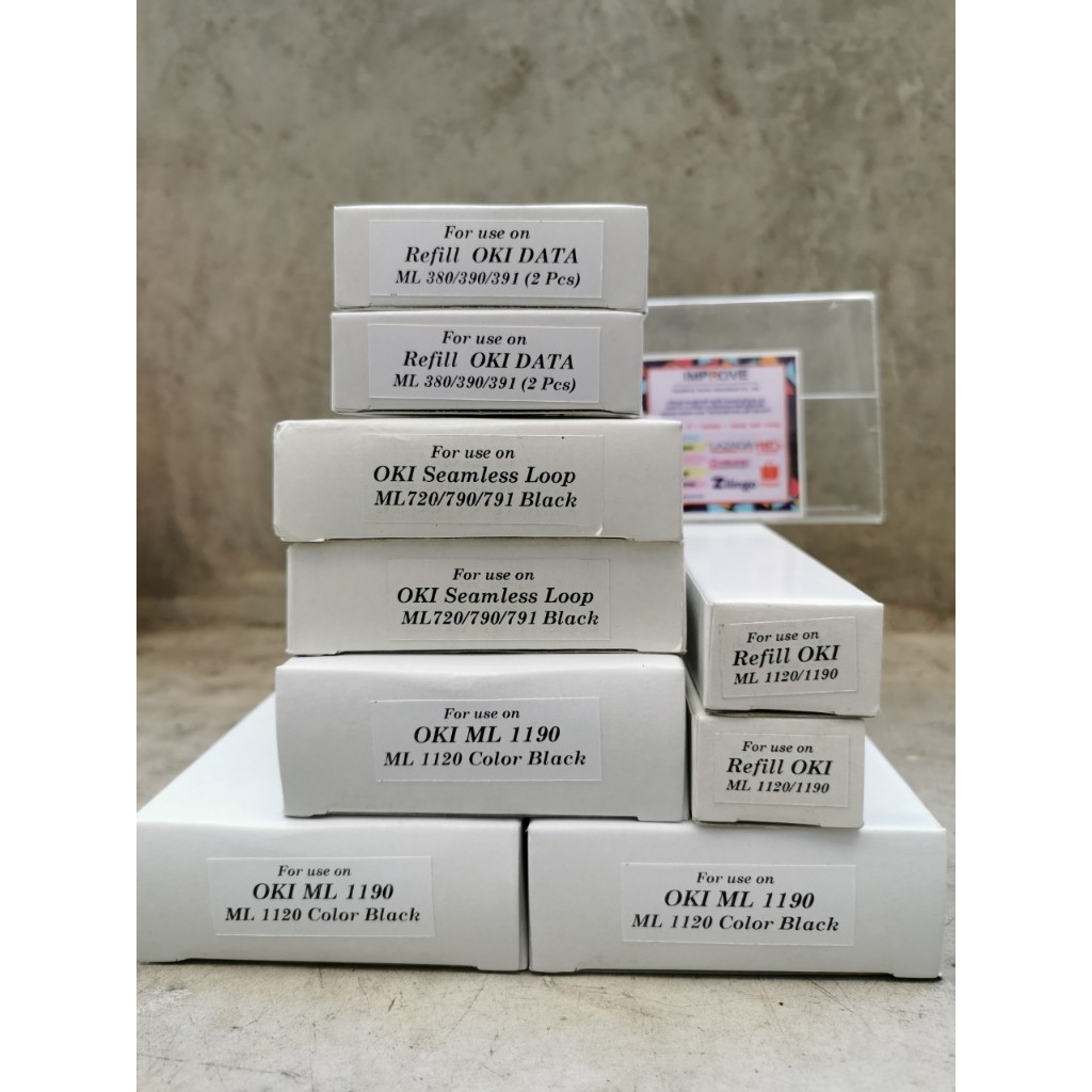 รีฟิล 1190 Refill OKI RIBBON FOR ML1190 - Black เทียบเท่าผ้าอย่างเดียว
