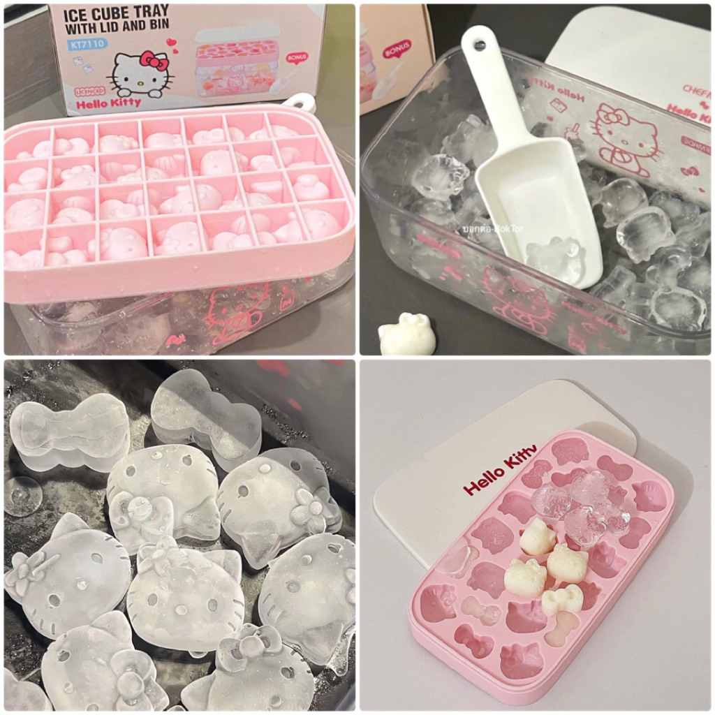 CHEFMADE x HELLO KITTY ชุดกล่องทำน้ำแข็งคิตตี้ 🧊💕 สาวกห้ามพลาดความน่ารักนี้