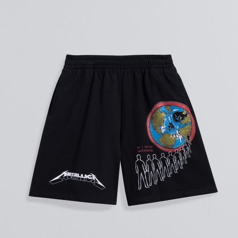 CARNIVAL CNVXMETP001BK METALLICA SWEATSHORTS BLACK