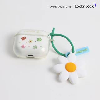 LocknLock อุปกรณ์ตกแต่งขวดน้ำ หรือ กระเป๋า รูป ลายดอกเดซี่ รุ่น TLL095WHT