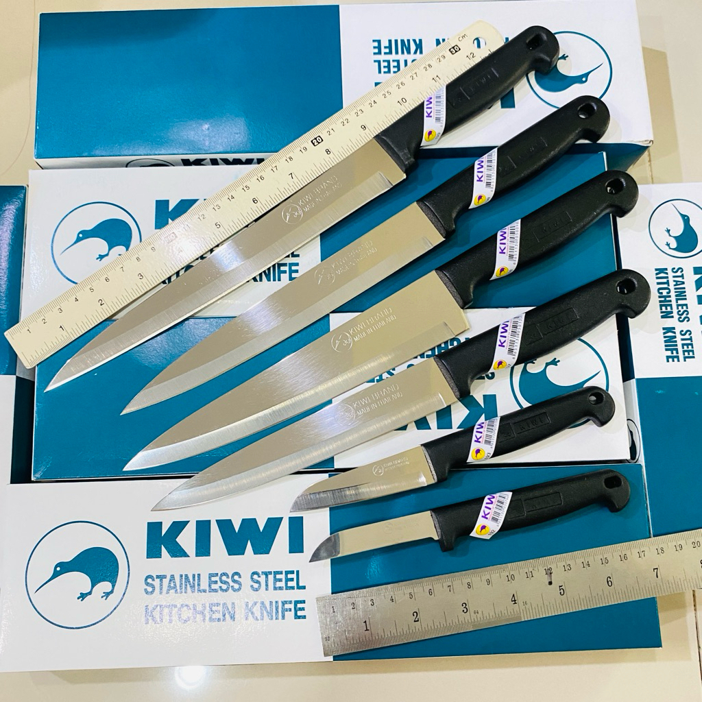 [มีดปอกทุเรียนมืออาชีพ]Kiwi มีดกีวี มีด ปลายแหลม มีดทำครัว มีดปอกทุเรียน มีดแล่เนื้อ (No.192/193/188/197/198/199)