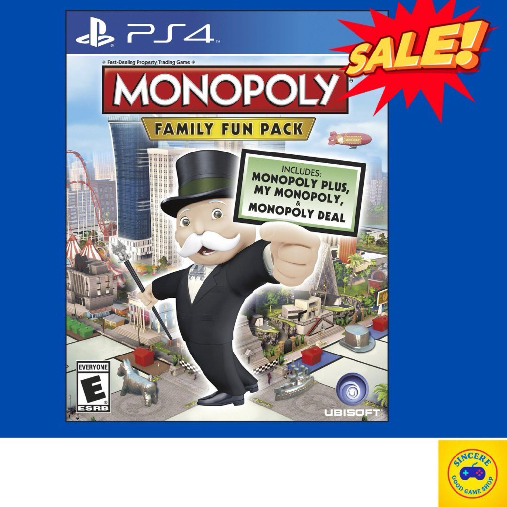 MonoPoly Family Fun Pack/Family Fun Pack 4 Game PS4 (มือ1,มือ2)