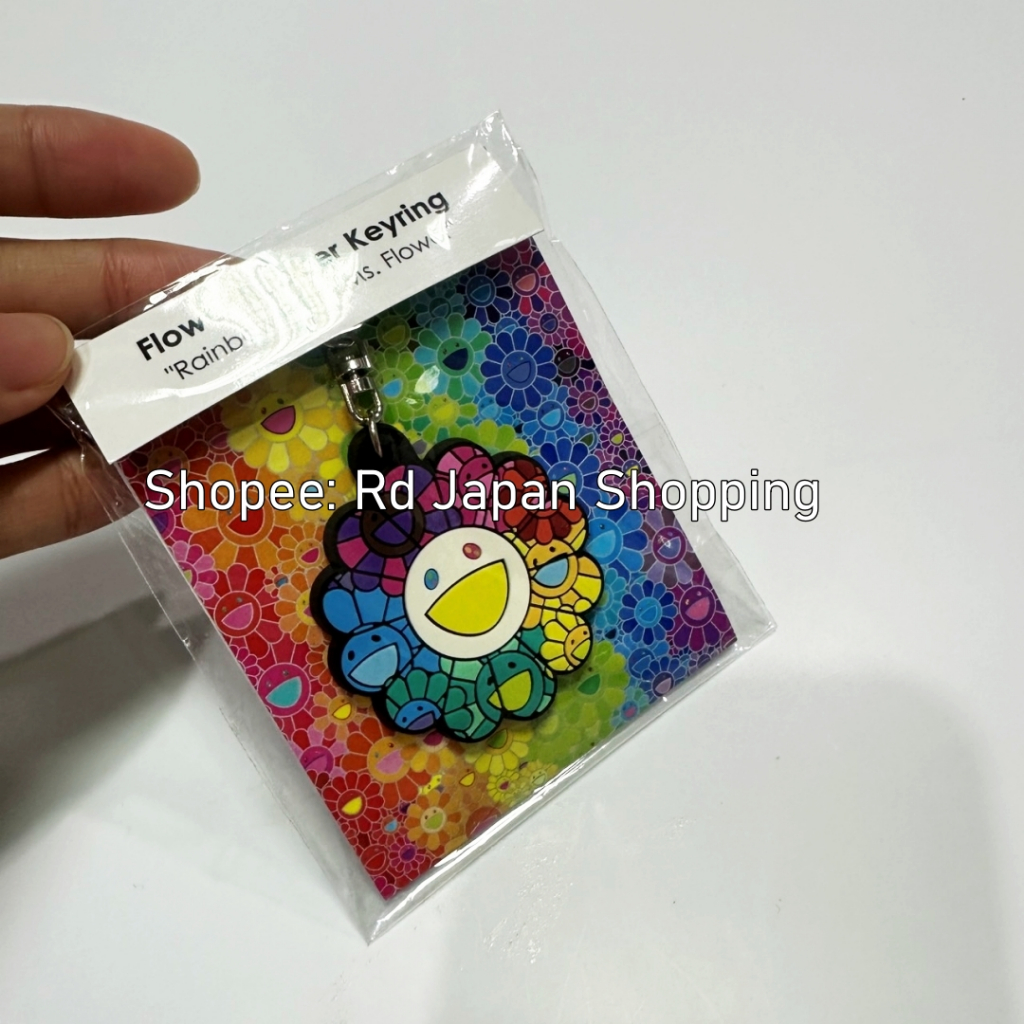 พร้อมส่ง ส่งไว Takashi Murakami ของแท้ 🇯🇵 flower แบบยาง มุราคามิ ดอกไม้ พวงกุญแจ rubber เรนโบว์ ห้อยกระเป๋า ห้อยกุญแจ - รูปที่ 5