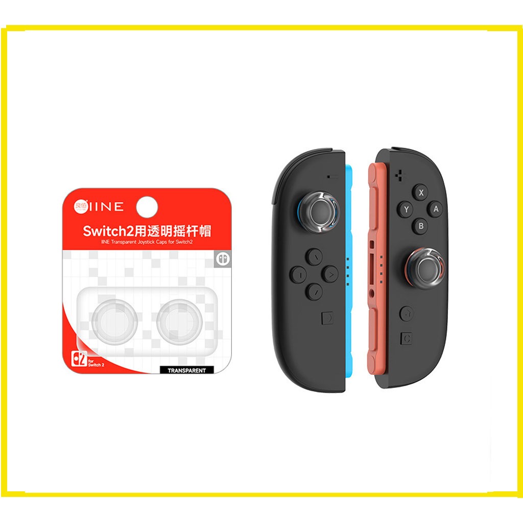 Nintendo Switch 2 ฝาปิดซิลิโคนจอยสติ๊ก switch2 ราคาดี NS2 ฝาปิด 3d จอยสติ๊ก ฝาปิดซิลิโคนใส L1064