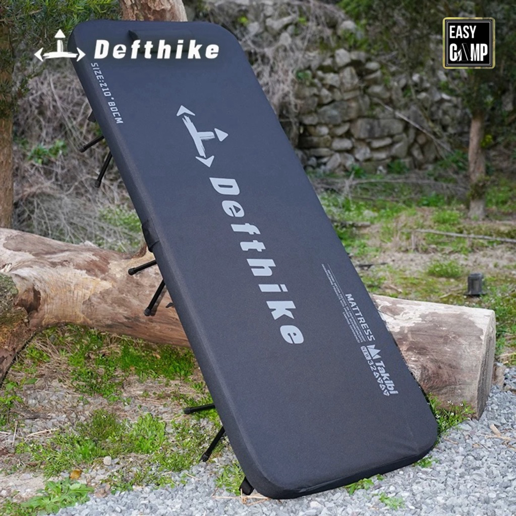 📌พร้อมส่ง ของแท้📌Defthike  เตียงแคมป์ปิ้ง2 in 1 มีที่นอนเป่าลมในตัว 210x80 cm อลูมิเนียมอัลลลอย์ แข็งแรง รับได้ 150 kg. - รูปที่ 2