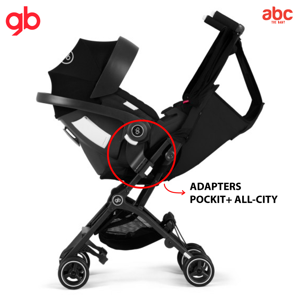 GB ตัวเชื่อมต่อระหว่างรถเข็นเด็กเเละคาร์ซีท Pockit+ All-City Carseat Adapters รูปที่ 6