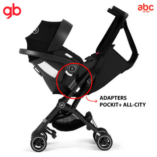 GB ตัวเชื่อมต่อระหว่างรถเข็นเด็กเเละคาร์ซีท Pockit+ All-City Carseat Adapters รูปที่ 6