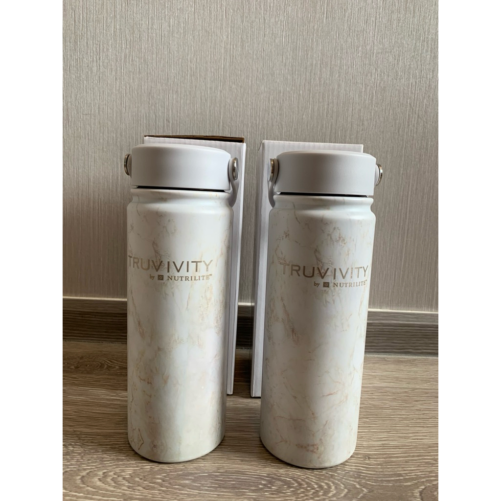 แก้วเก็บอุณหภูมิ ขวดเก็บความเย็น bottle tumbler ทรูบิวตี้ แก้วสแตนเลส กระบอกน้ำ truvivity amway แอมเ