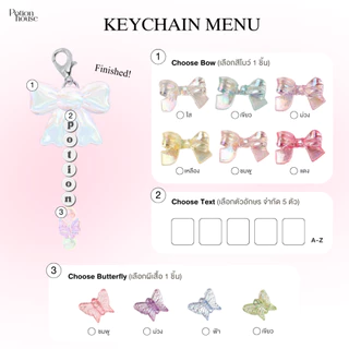 [ของแถมเลือกไม่ได้] ชาร์มห้อยขวดน้ำหอม Potion House ลาย "Spring&Summer"