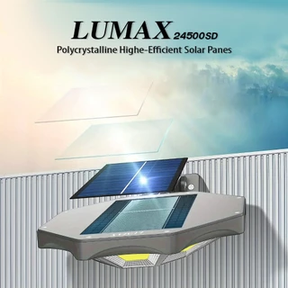โคมไฟโซลาร์เซลล์ LUMAX 24500sd ซื้อ1แถม1 หลอด ไฟพกพา ไฟฉุกเฉิน ไฟหลอดตุ้มหลอด ไฟให้แสงสว่าง Solar Light โคมไฟ