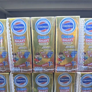นมโฟร์โมสต์โอเมก้าโกลด์ รสจืด 180ml. 24 กล่อง/ลัง ล็อคใหม่