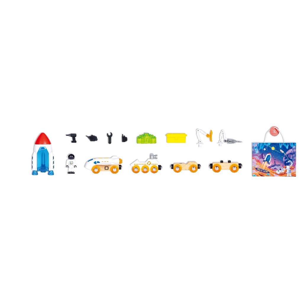 Hape - Space Adventure Play Set مجموعة مغامرة الفضاء 3Y+ صورة 3