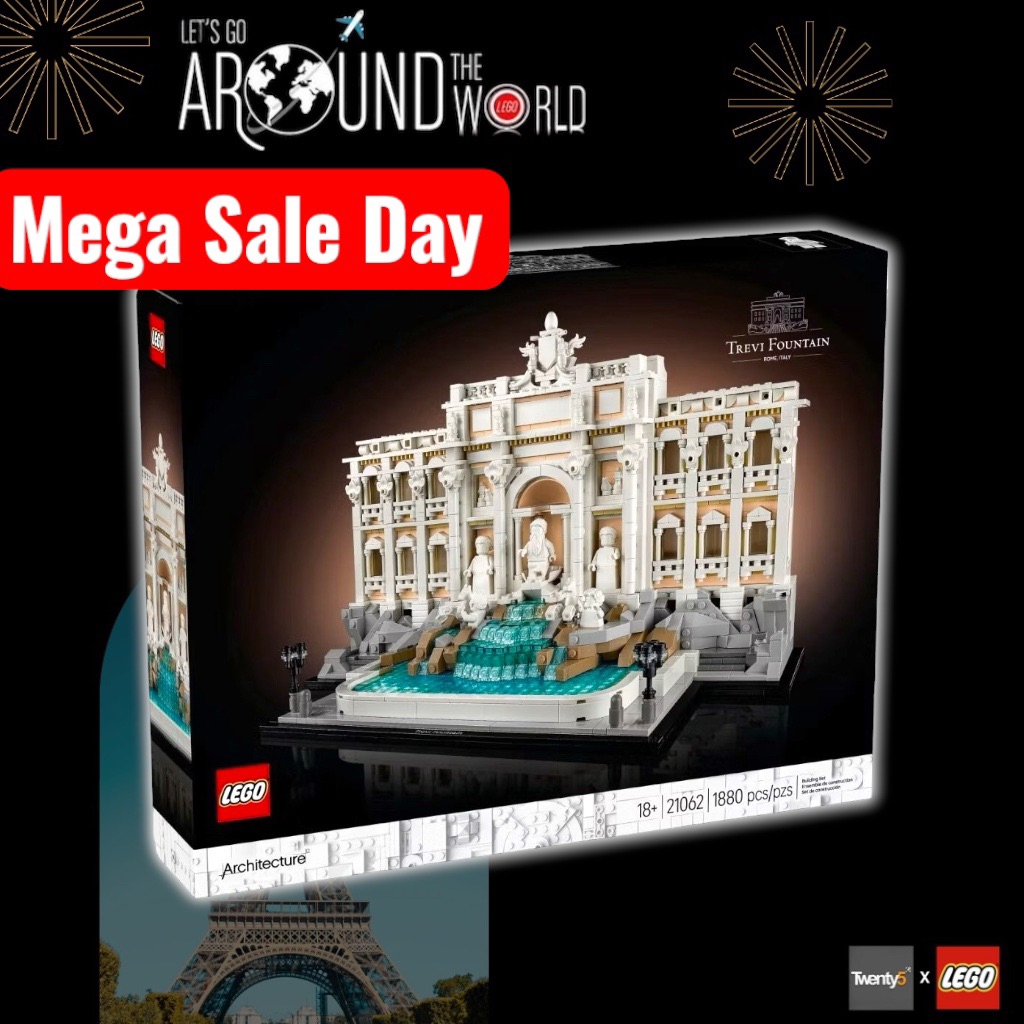 (พร้อมส่ง) Lego Architecture 21062 Trevi Fountain