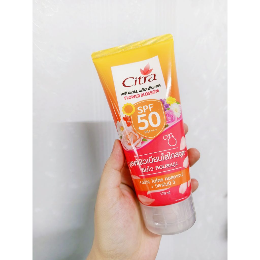 Citra ซิตร้าเซรั่มกันแดด SPF 50 PA + + + +170ml.