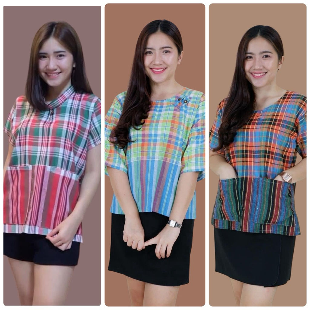 เสื้อผ้าขาวม้า มี30ลาย