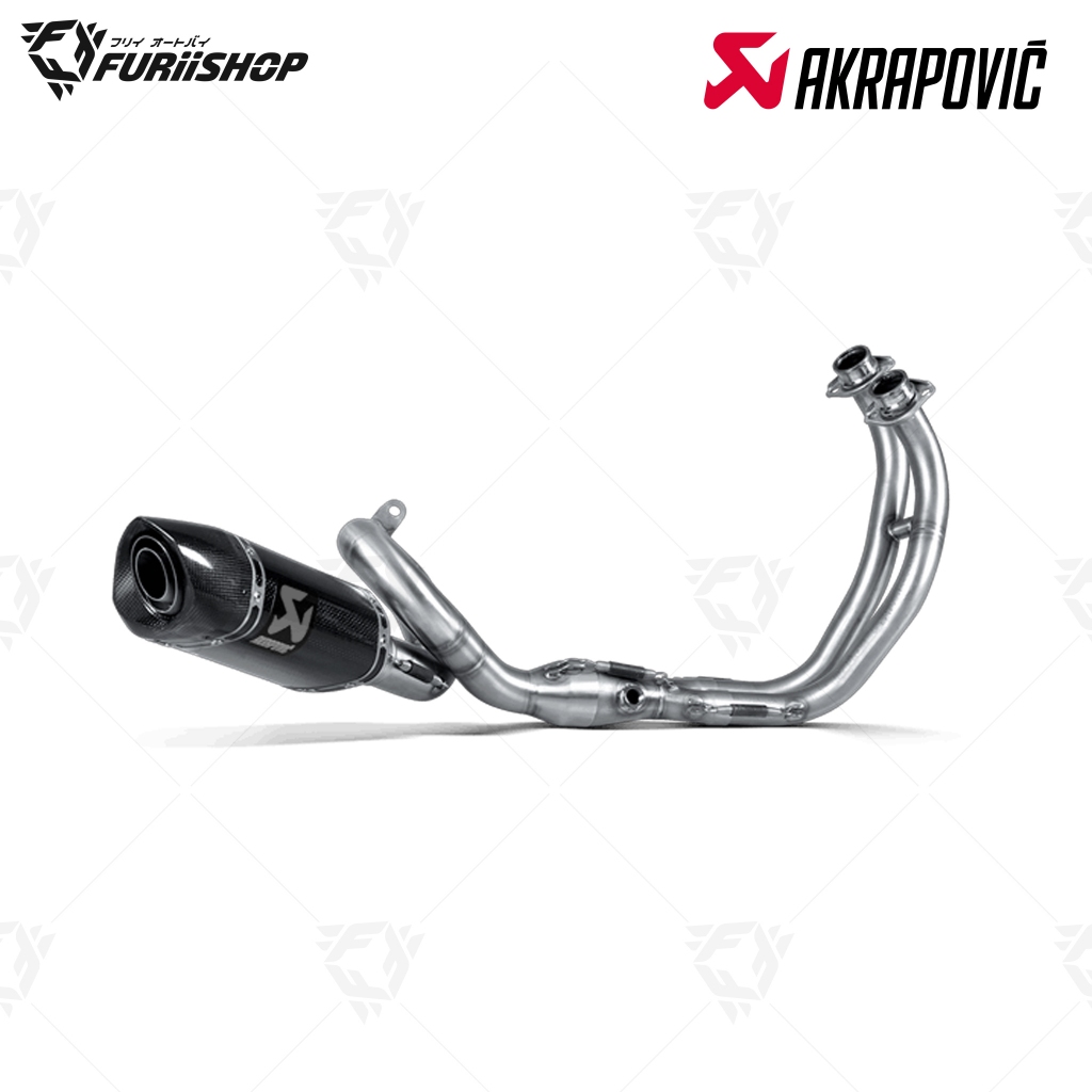 ท่อสูตร/ท่อแต่ง/ท่อไอเสีย Akrapovic Carbon 2-2-1 Aluminium Logo Limited  : for Yamaha XSR700 2017-20