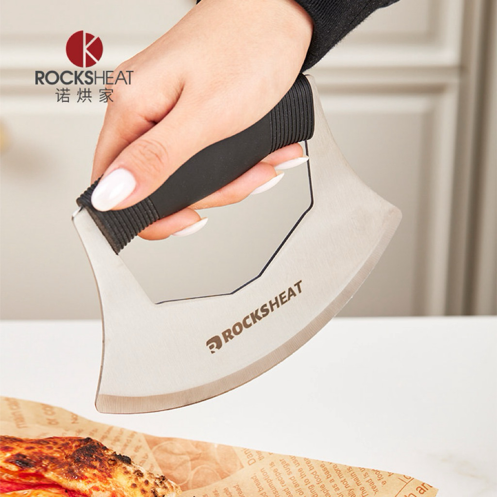 มีดหั่นพิซซ่า สเตนเลส พร้อมฝาครอบ /ที่หั่นพิซซ่า ลูกกลิ้งพิซซ่า / ที่ตักพิซซ่า