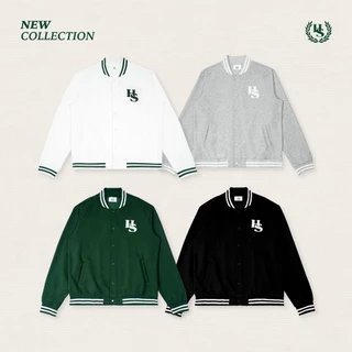 Highschool Preppy Collection 2025 Oversize Comfy Neoprene Varsity Jacket เสื้อคลุมนักศึกษา - OTB21542