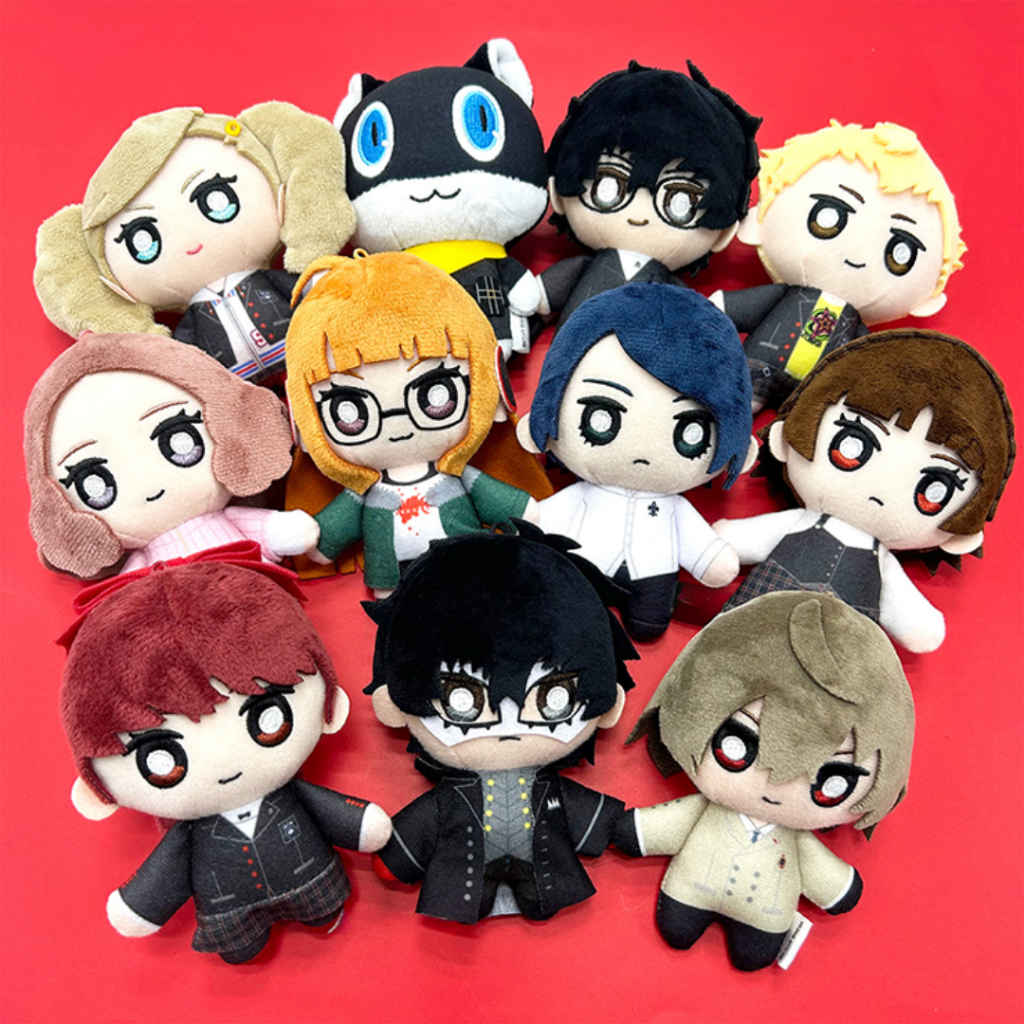 Brand-New Persona 5 Royal (P5R) พวงกุญแจตุ๊กตา – เลือกได้ 11 ตัวอักษร (Joker, Ren, Morgana, Ryuji, Ann, Yusuke, Makise, Futaba, Haru, Kasumi, Sega) – สินค้าอย่างเป็นทางการจากญี่ปุ่น