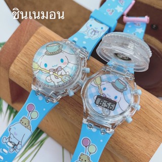 นาฬิกาเด็ก มีเสียง มีไฟ หัวหมุนได้ มีให้เลือกหลากหลายแบบ พร้…