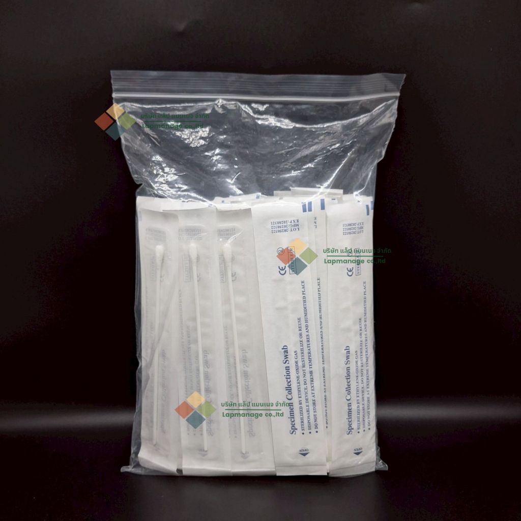 ไม้สวอป ก้านตรวจเชื้อ Flocked swab รูปที่ 8