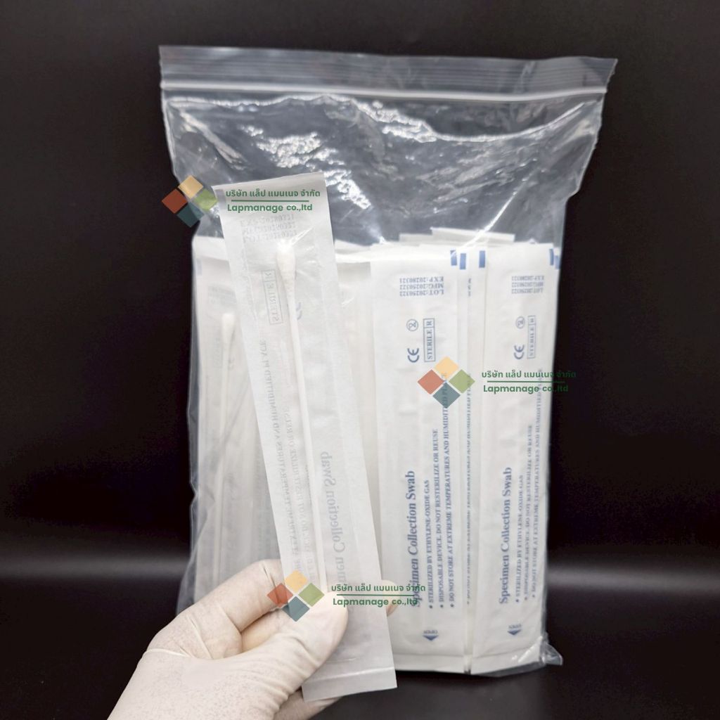 ไม้สวอป ก้านตรวจเชื้อ Flocked swab รูปที่ 7
