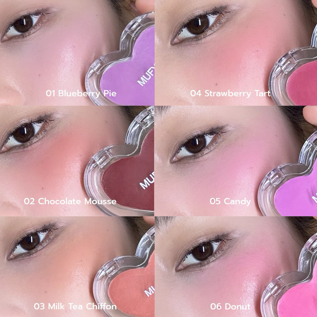 Mufy Blush บลัชมูฟี่ บลัชbake ครีมบลัชติดทน สีชัด เข้ากับทุกสภาพผิว thumbnail 5
