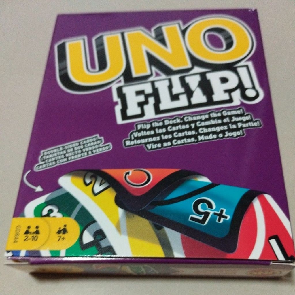 การ์ด UNO Flip สีม่วง