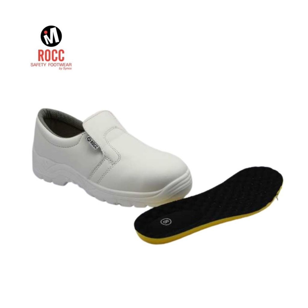ROCC รองเท้าเซฟตี้ หัวเหล็ก สีขาว รุ่น 85501 แบบสวม Slip on มาตรฐาน มอก. ราคา ถูกที่สุด ดีลบีเคเค แกลเลอรีภาพที่ 6