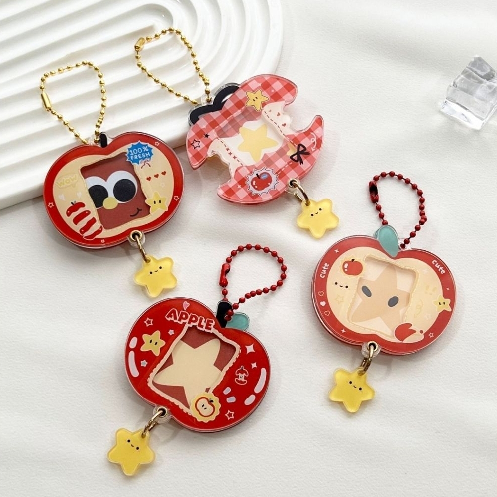 พร้อมส่งจากไทย!!! พวงกุญแจดาว พวงกุญแจกรอบรูปที่ใส่บัตรกลิตเตอร์ งานDIY ใส่รูปได้งานสวยงานเกาหลีลายน่ารัก *ไม่มีปริ้นรูป ราคา ถูกที่สุด ดีลบีเคเค แกลเลอรีภาพที่ 9