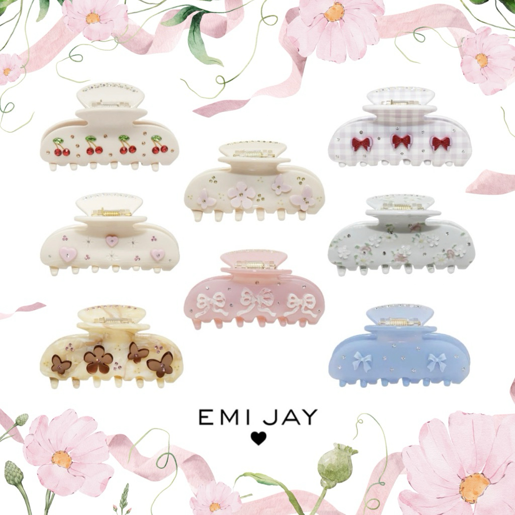 [พร้อมส่ง] Emi Jay Claw Clip & Hair Accessories ที่หนีบผม กิ๊บติดผม นำเข้าแท้จากอเมริกา