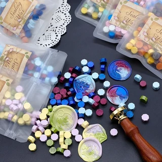 เม็ดครั่ง แว๊กซ์ขี้ผึ้ง sealing wax สำหรับตราประทับจดหมาย