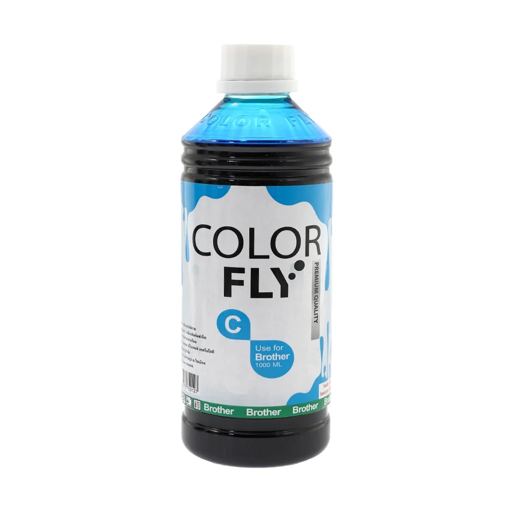 หมึกเติมปริ้นเตอร์ BROTHER Color Fly ขวดกลาง/ขวดใหญ่ 500-1000ml. - รูปที่ 2