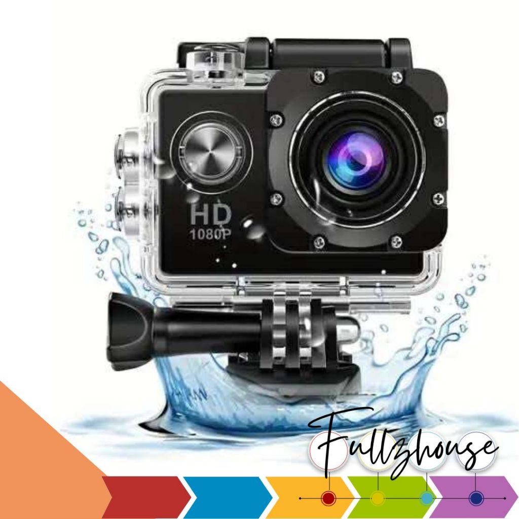จัดส่งด่วน กล้องติดหมวก กล้องกันน้ำ W7 Sport Action Camera 2.0" LCD Full HD 1080P กล้องแอคชั่น