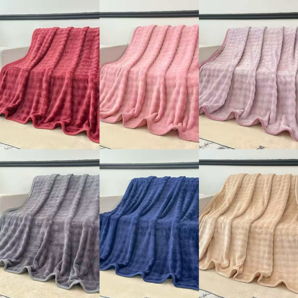 ขนกระต่าย ผ้าห่มขนกระต่าย 6ฟุต ขนยาวๆนุ่มๆห่มสบายมาก ขนาด 180x200ซม. ผ้านุ่มไม่เป็นขุย ผ้าหนา ผ้าขนยาว อบแห้งได้